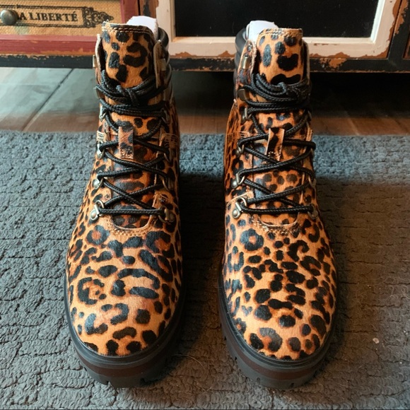 Timberland cheetah print London square mid hikers - Picture 7 of 10